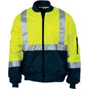  3762 HIVIS 2 TONE BOMBER JACKET WITH CSR R/TAPE