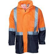 3879 HiVis Two Tone Light weight Rain Jacket with CSR R/Tape 