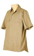 WT03 Men's Cotton Drill Short Sleeve Work Shirt